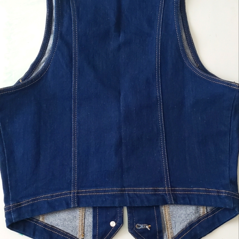 DENIM VEST - Picture 3 of 4